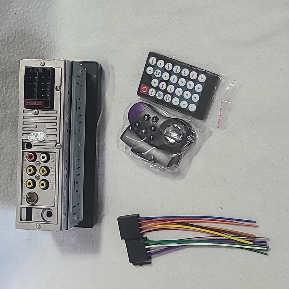 Car Audio System with Remote Control - Black